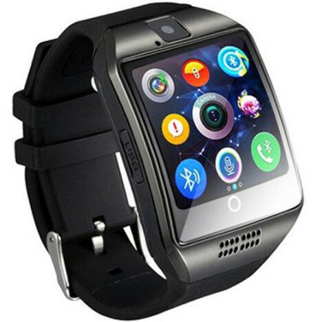 Smartwatch cu telefon iUni Q18, Camera, BT, 1.5 inch, Negru